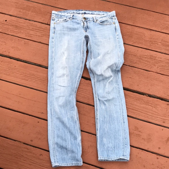 vintage matchstick jeans
